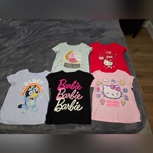 Toddler 4T character t-shirts (All for $19)
